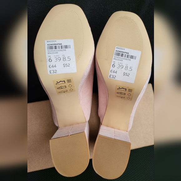NWT Topshop Women's Pink Mules MAddox - Picture 3 of 10